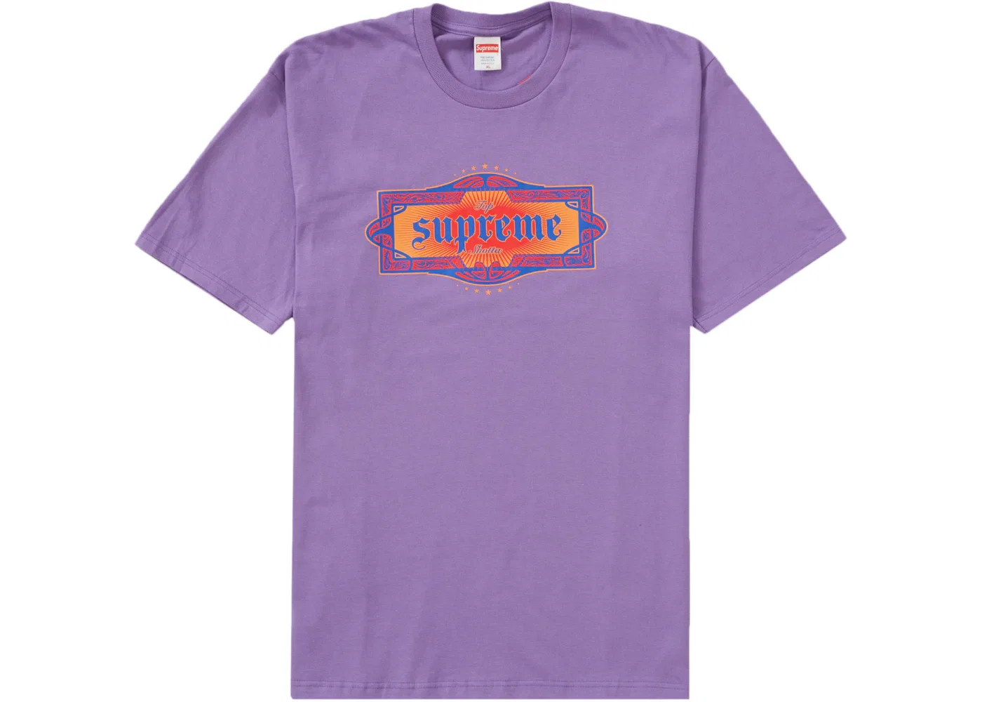 Мужская футболка с принтом Top Shotta Supreme, фиолетовый