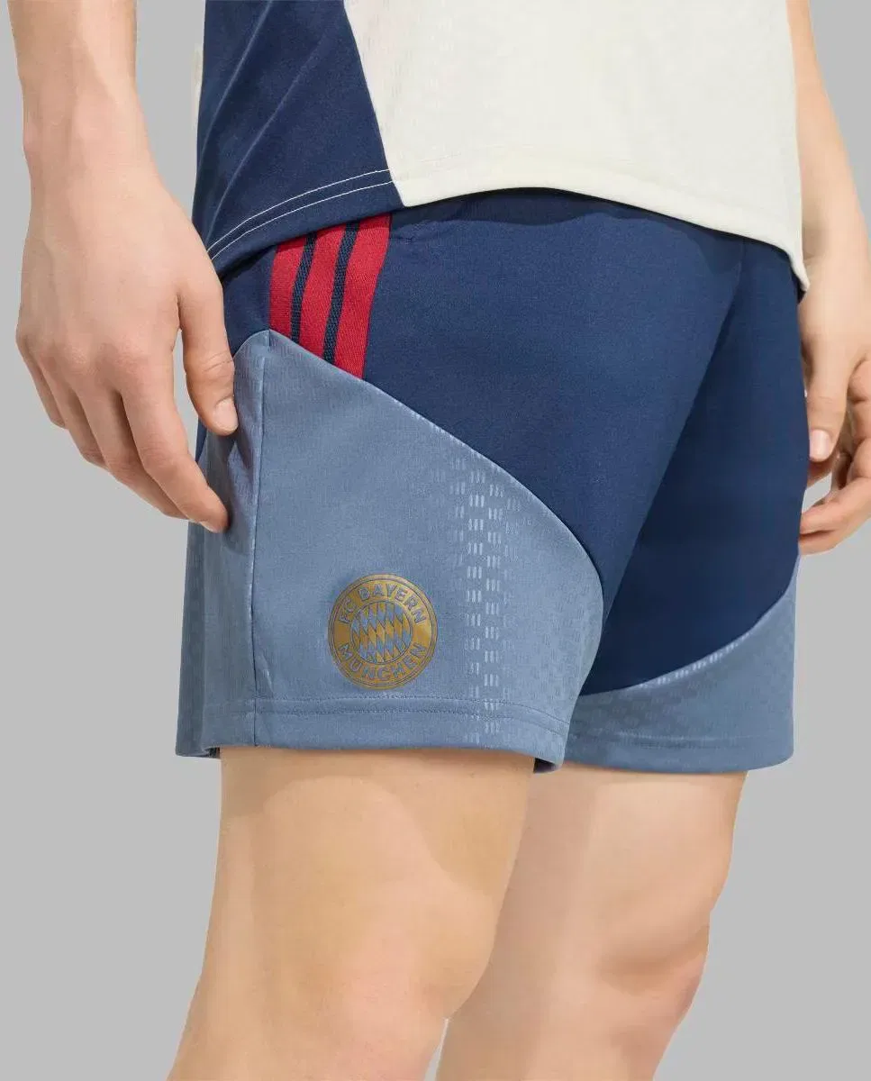 Мужские шорты для тренировок FC Bayern Munich 2026-2027 Entreno adidas, Azul Marino — фото 4