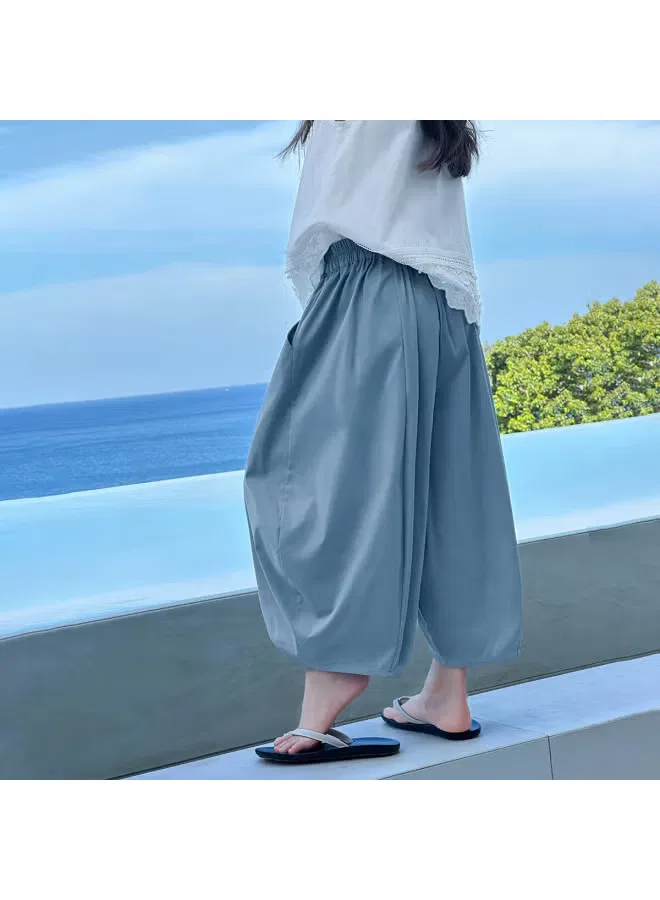 Штаны противокомарные с широкими штанинами Ice-cool Mosquito-proof Pants Tu Tu Xiao Xiang, синий — фото 2