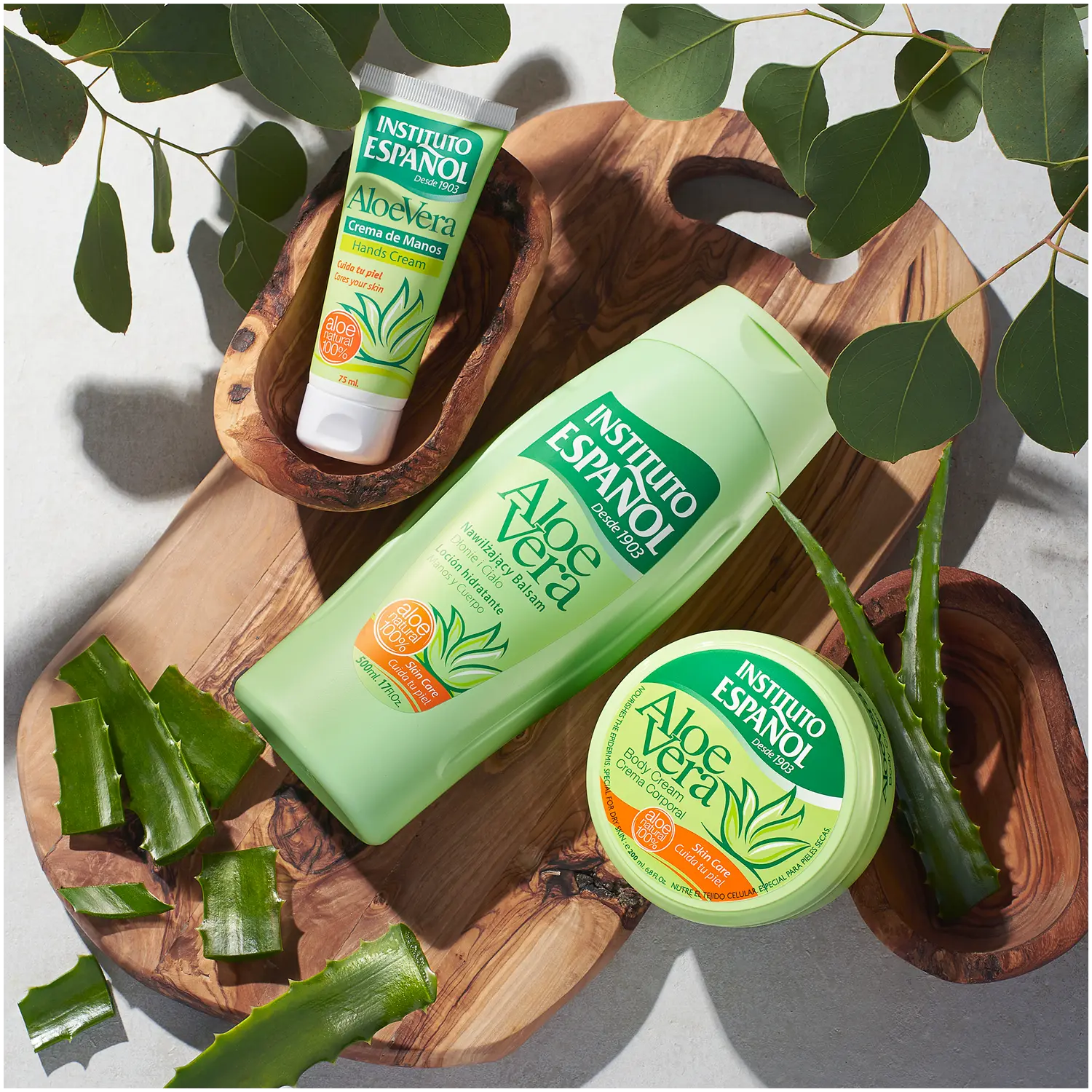 Instituto Espanol Aloe Vera Увлажняющий крем для тела, 200 мл — фото 3