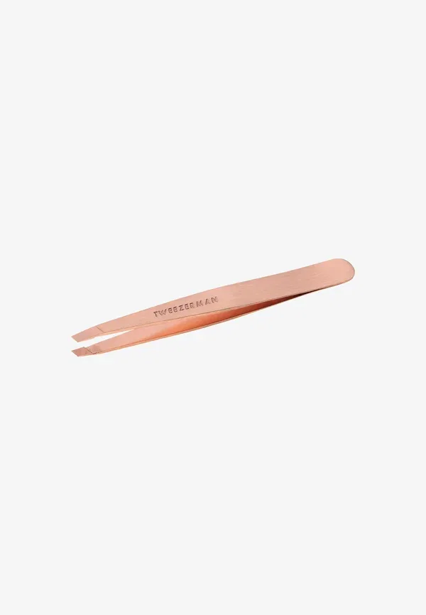Пинцет с наклонным кончиком Slant tweezer Tweezerman, rose gold