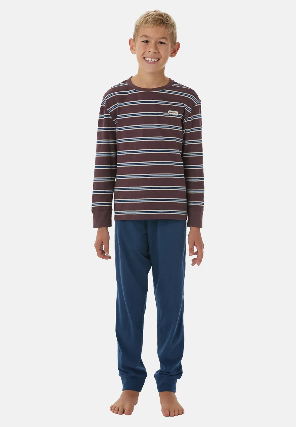 Комплект ночной одежды - пижамный комплект Schiesser, Kakaobraun — фото 2