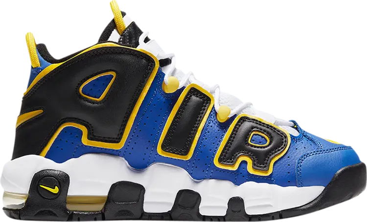 Кроссовки Nike Air More Uptempo GS 'Peace, Love, and Basketball', синий — фото 2