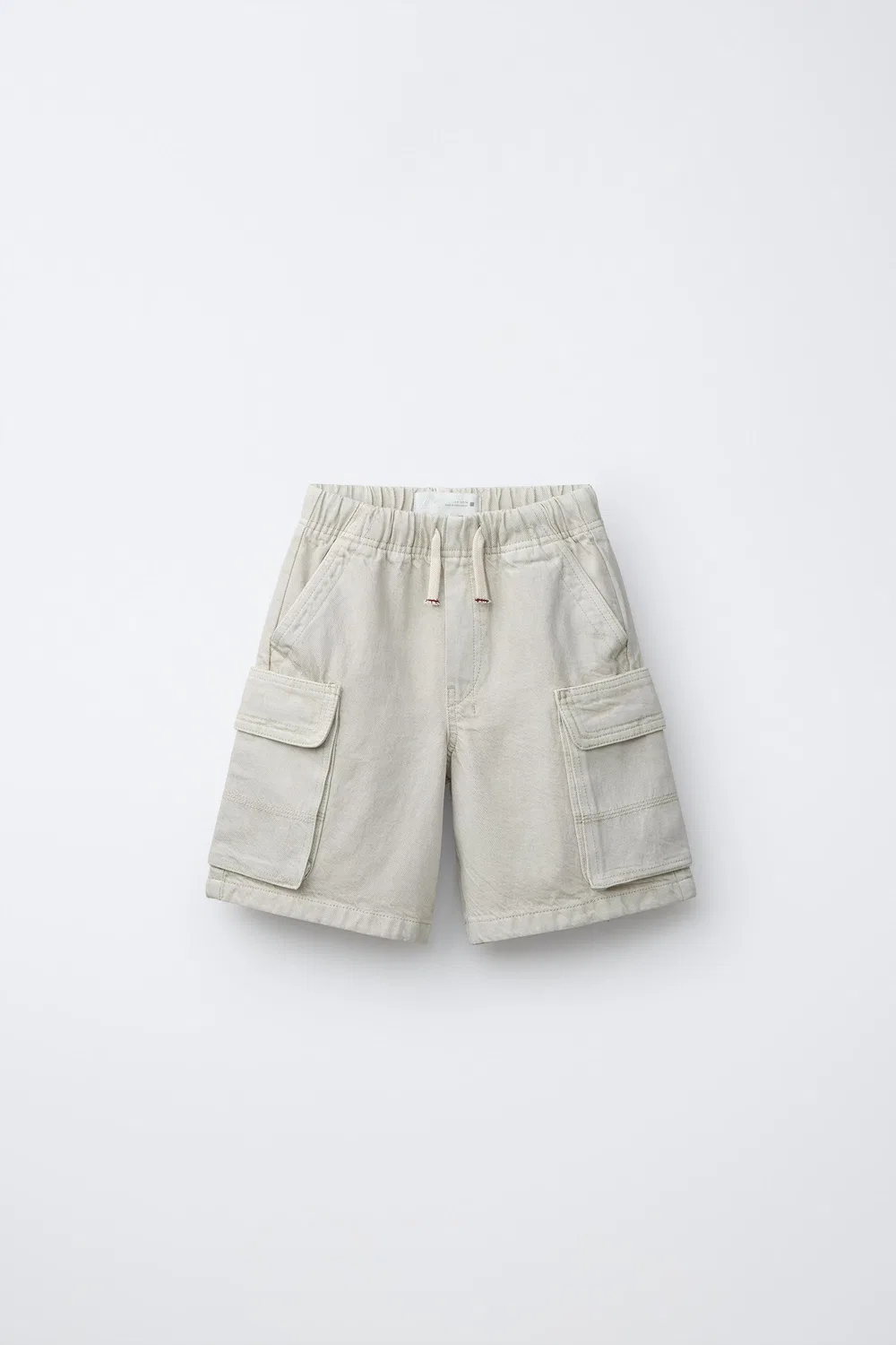 Шорты-бермуды карго ZARA, Sand