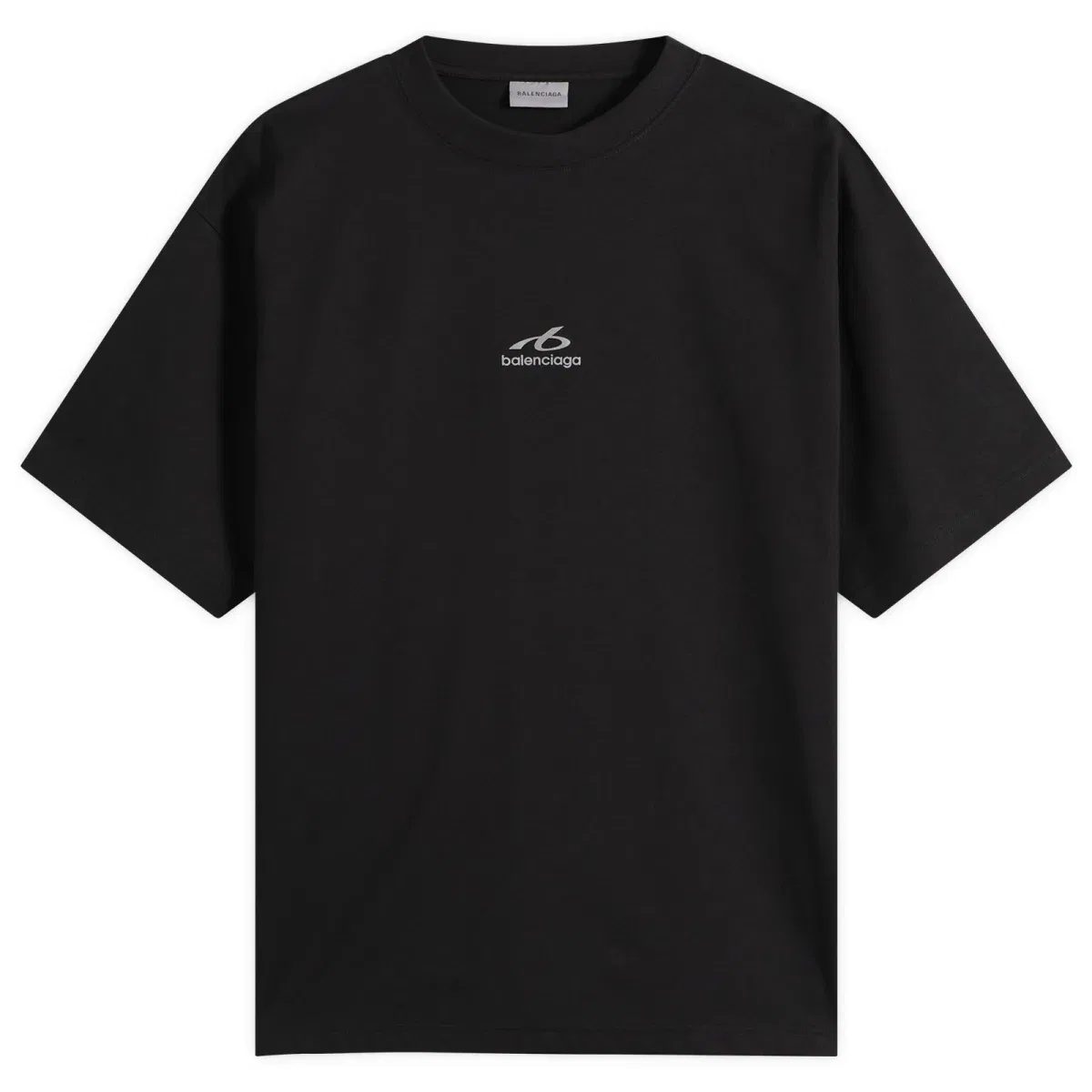 Футболка с принтом Logo Balenciaga, Black