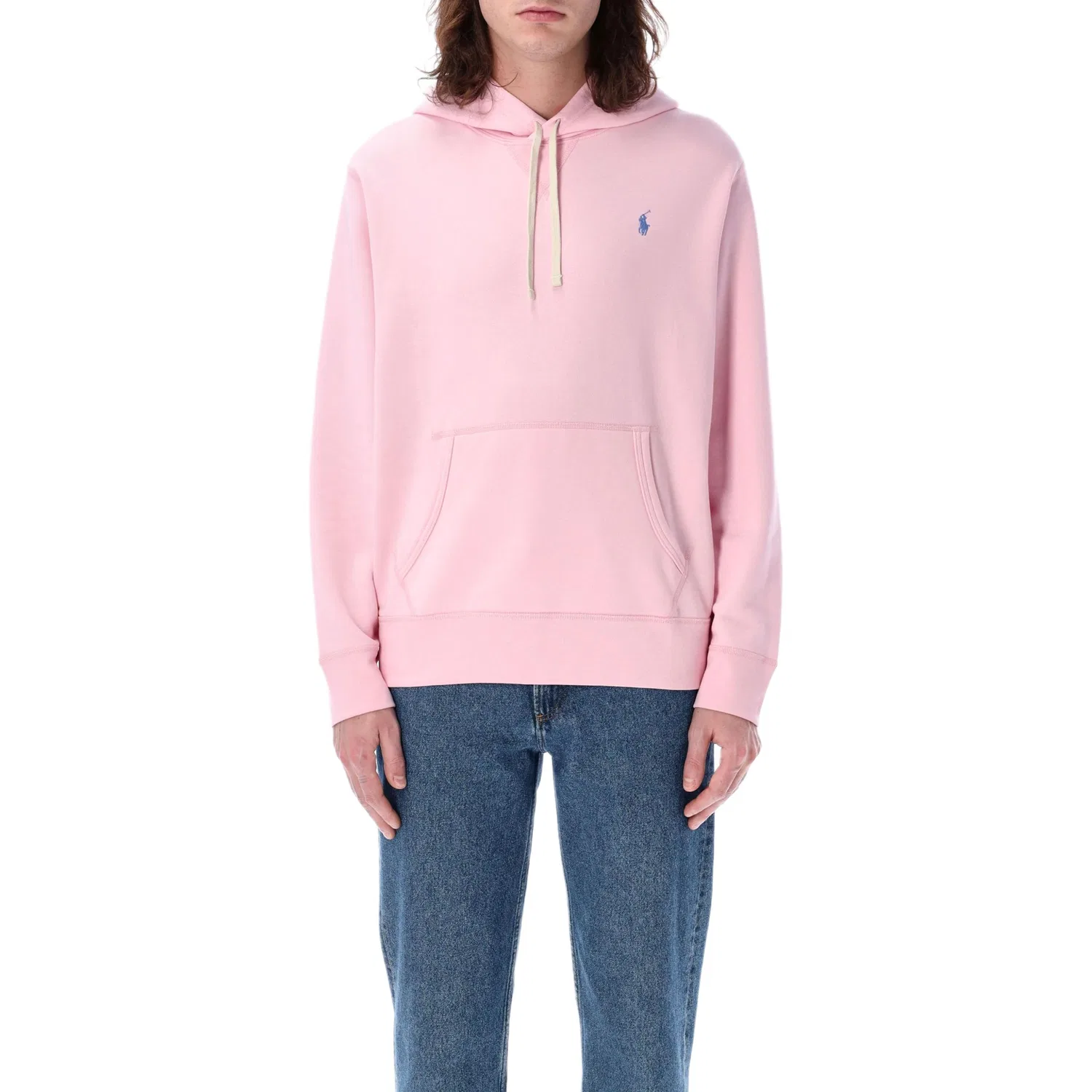 Мужское флисовый худи с длинным рукавом Polo Ralph Lauren, Pink — фото 2
