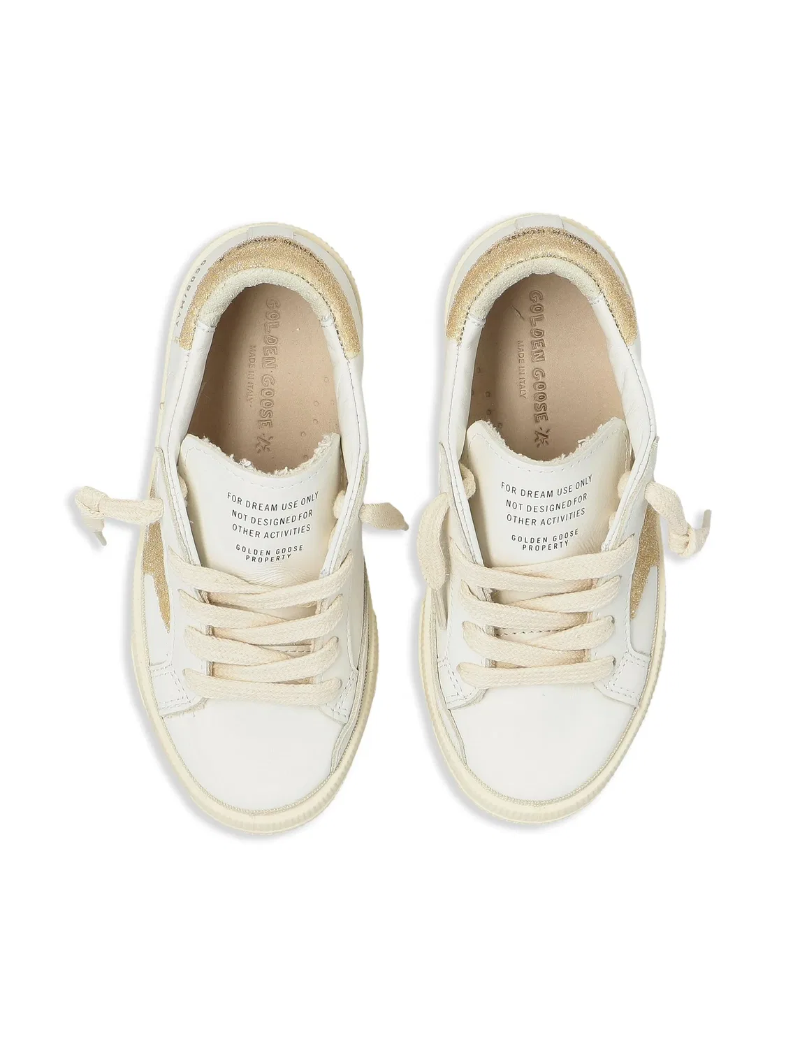 Кроссовки из телячьей кожи Golden Goose, белый — фото 4