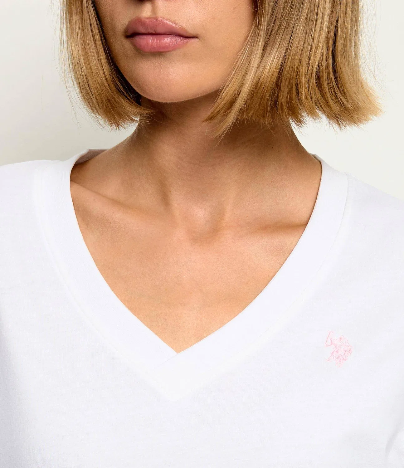 Футболка хлопковая U.S. Polo Assn., Bianco — фото 4