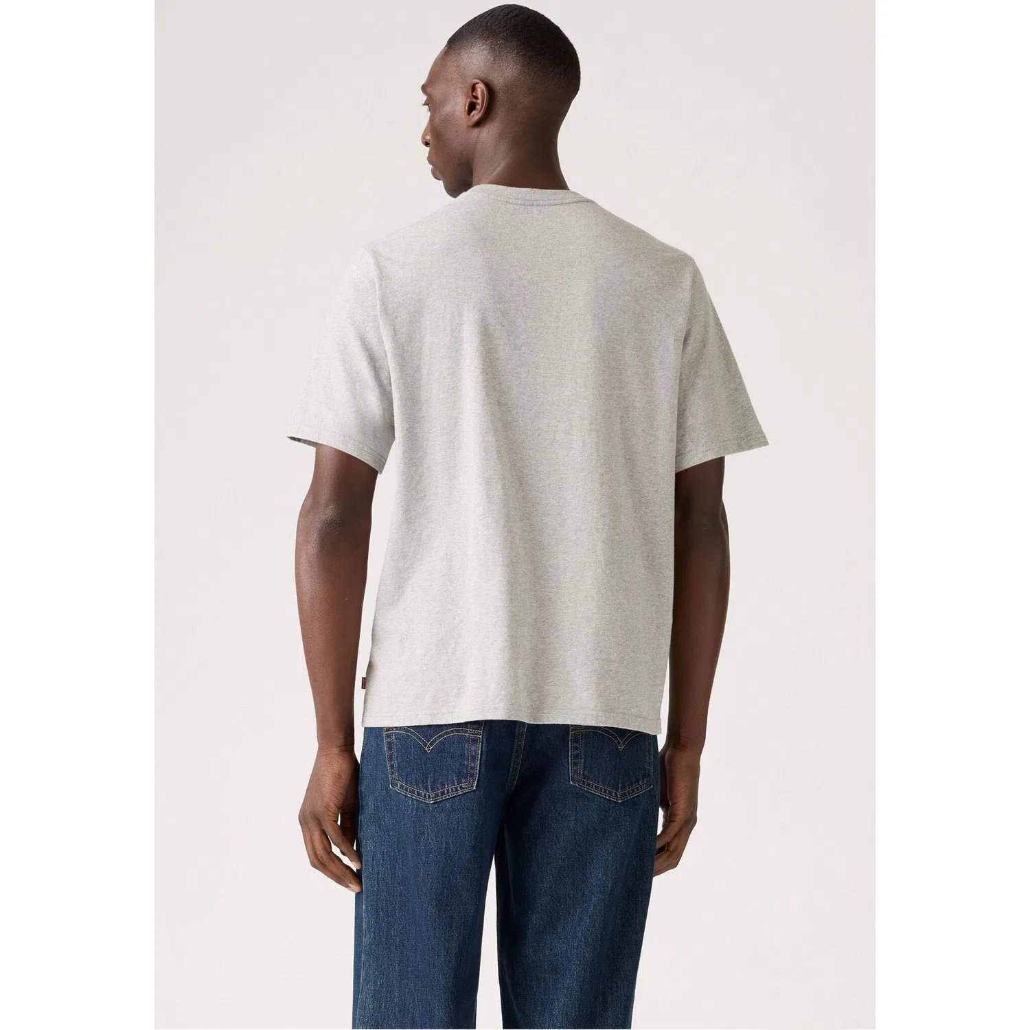 Мужская футболка свободного кроя с логотипом Levi's, LC SADDLE MAN 3 MID — фото 3