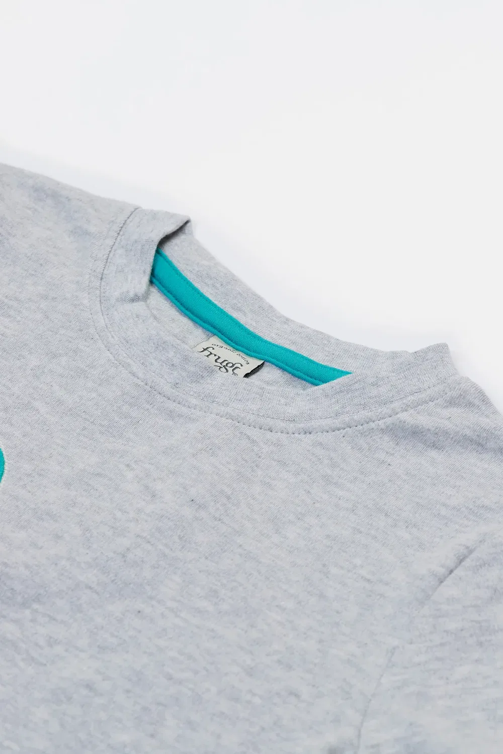 Детская футболка с аппликацией Carsen Frugi, Grey — фото 4
