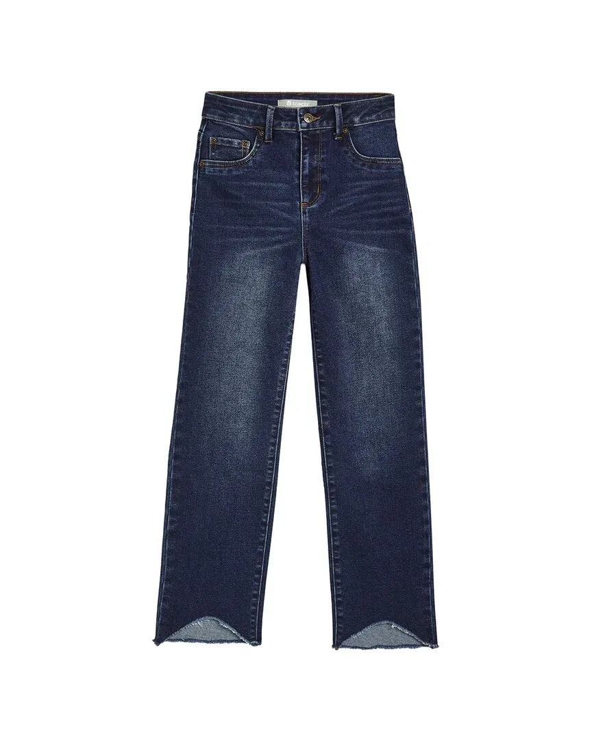 Детские брюки с необработанным краем Tractr Jeans Slim Straight Ankle Crop, синий