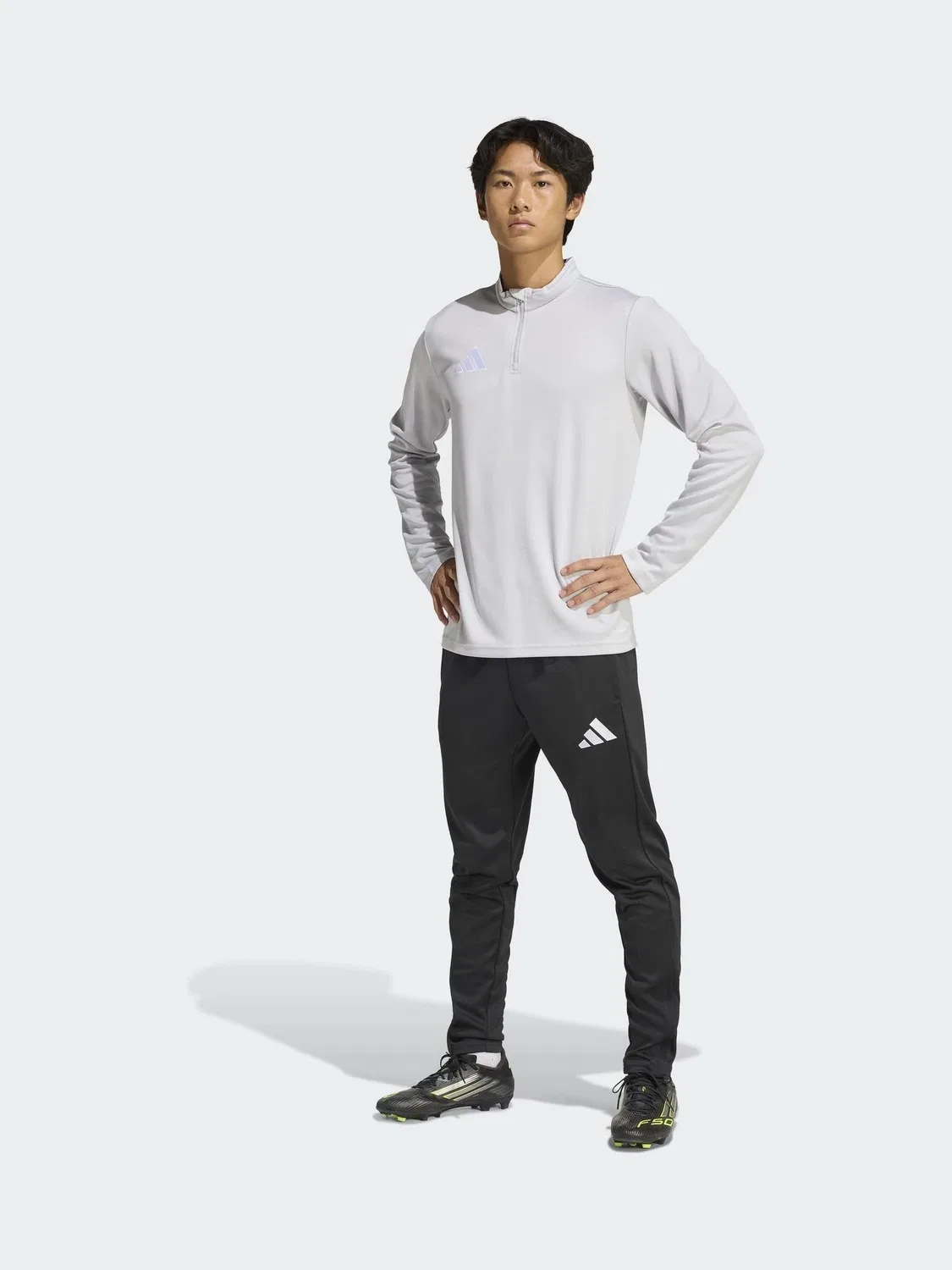 Толстовка тренировочная Entrada26 adidas, серый — фото 3