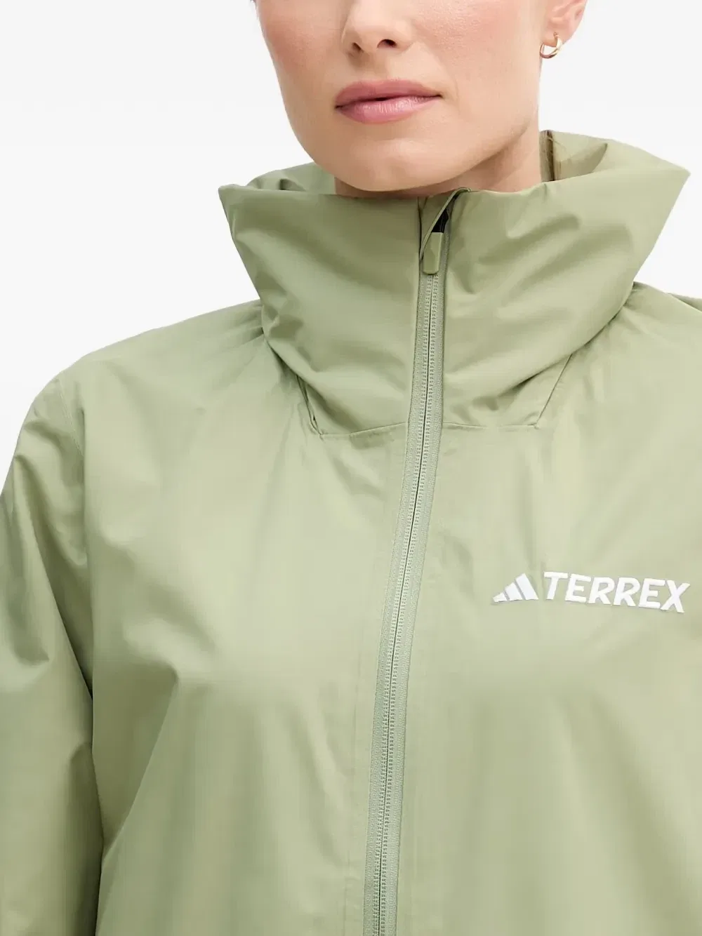 Водонепроницаемая куртка Multi Essentials Adidas, зеленый — фото 4
