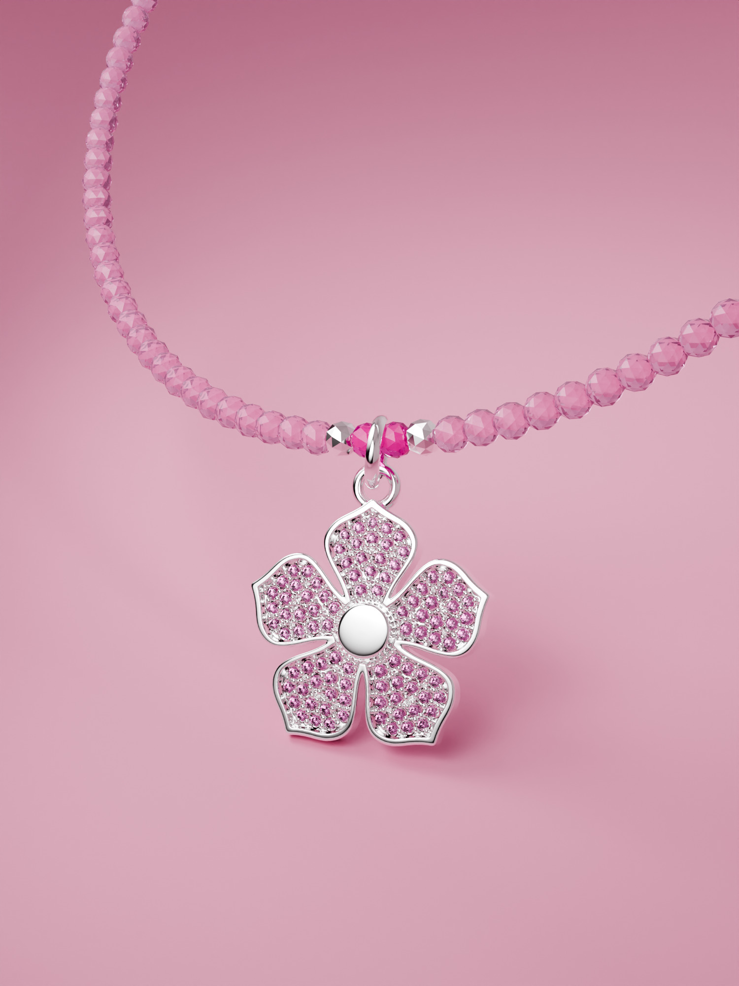 

Колье Winx Club X Gadget4entertainment Flora Winx Charm Collection, серебро