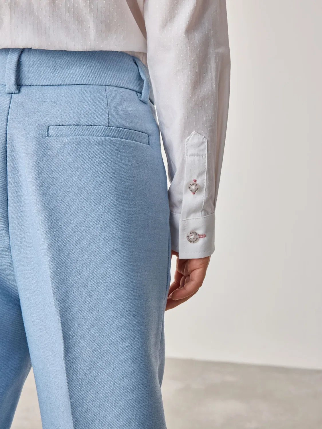 Брюки классические Suit Trousers Baker by Ted Baker, синий — фото 4