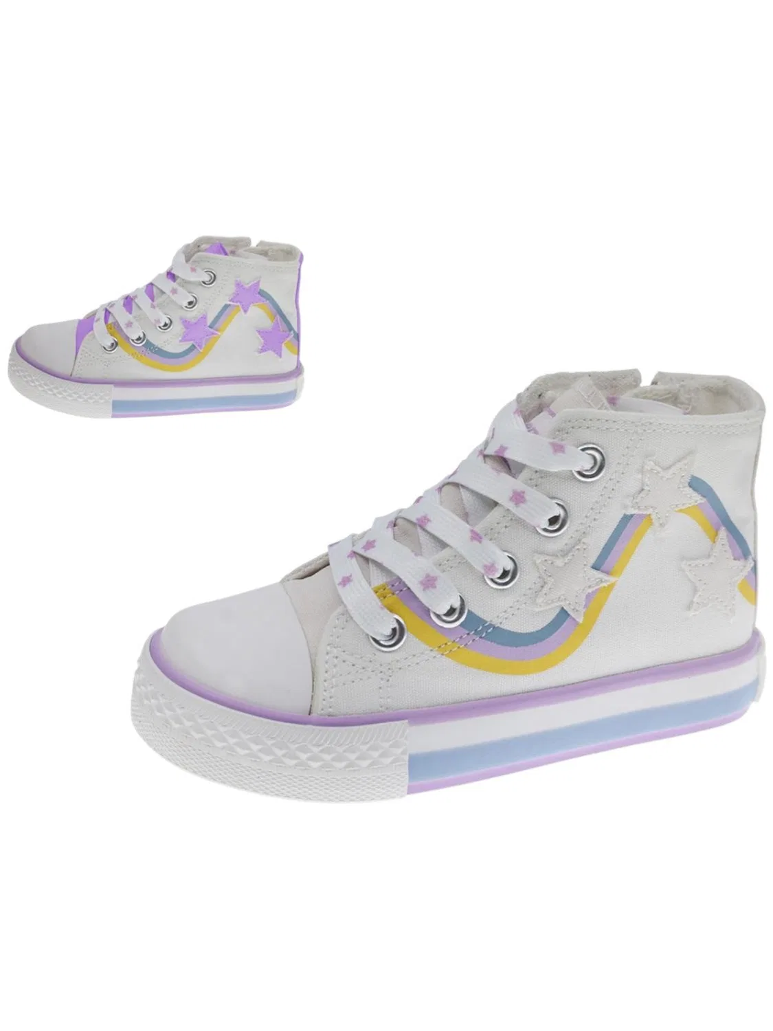 Кроссовки Beppi Canvas Boot белого цвета