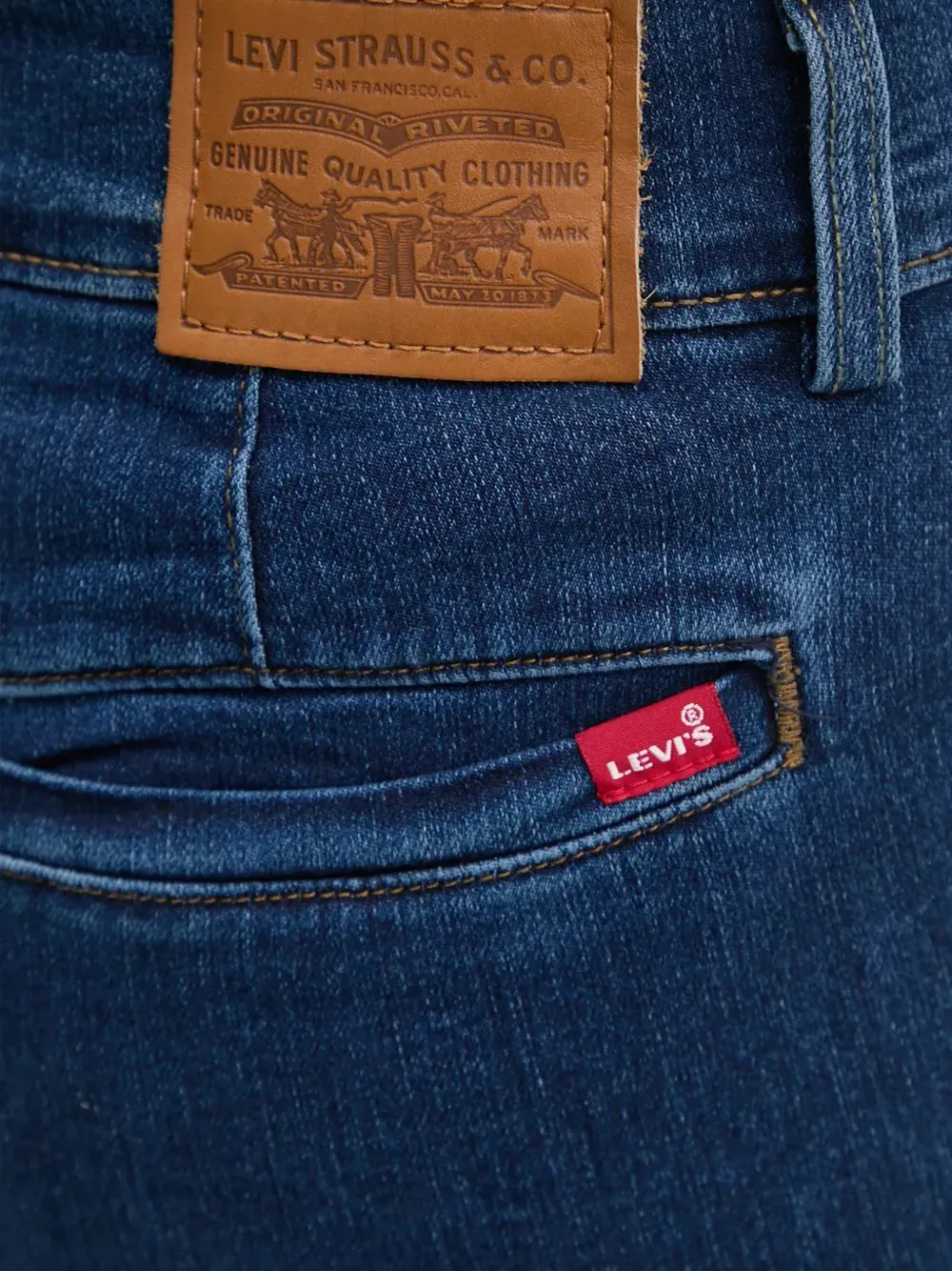 Джинсы с двойной застежкой на пуговицы Levi'S, синий — фото 4
