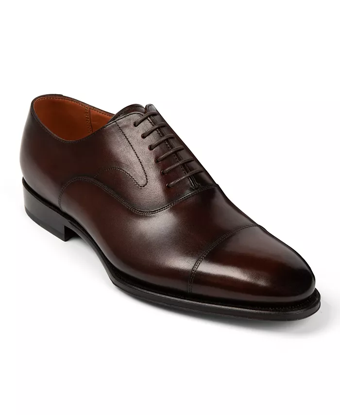 

Мужские классические оксфорды Regent Cap Toe из кожи Anthony Veer, коричневый