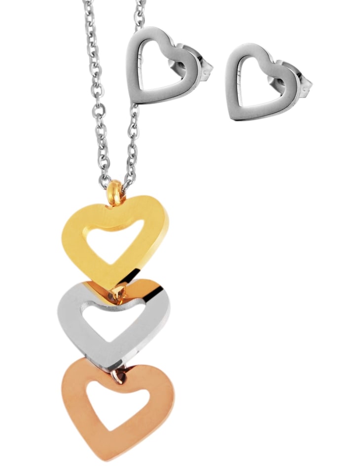 

Adeliás Женское колье с подвеской - из нержавеющей стали серебристого цвета