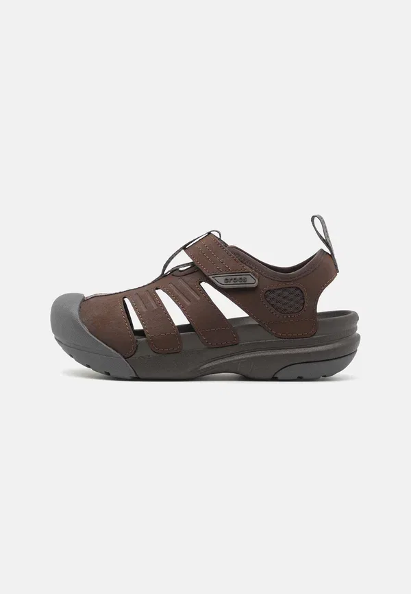 Сандалии рыбацкие Yukon fisherman Crocs, эспрессо