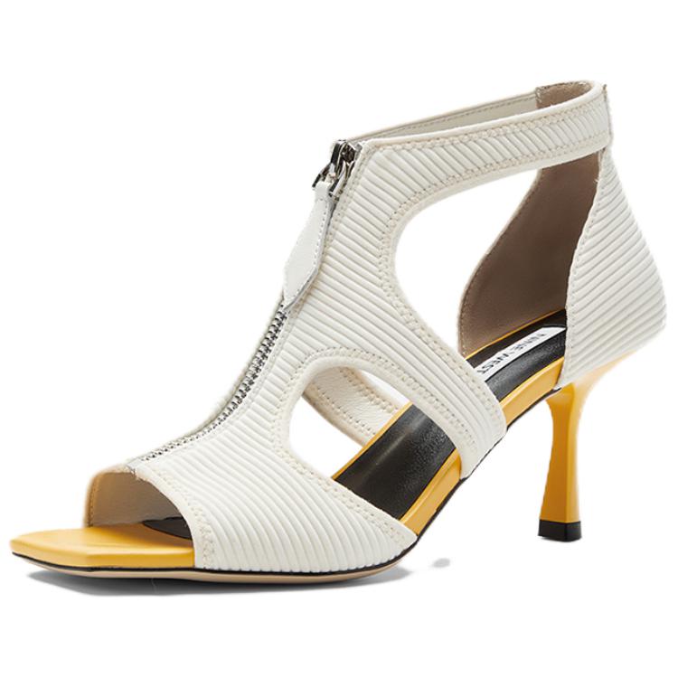 NINE WEST Женские сандалии на одной застежке высотой 7,5 см черные, цвет Black — фото 4
