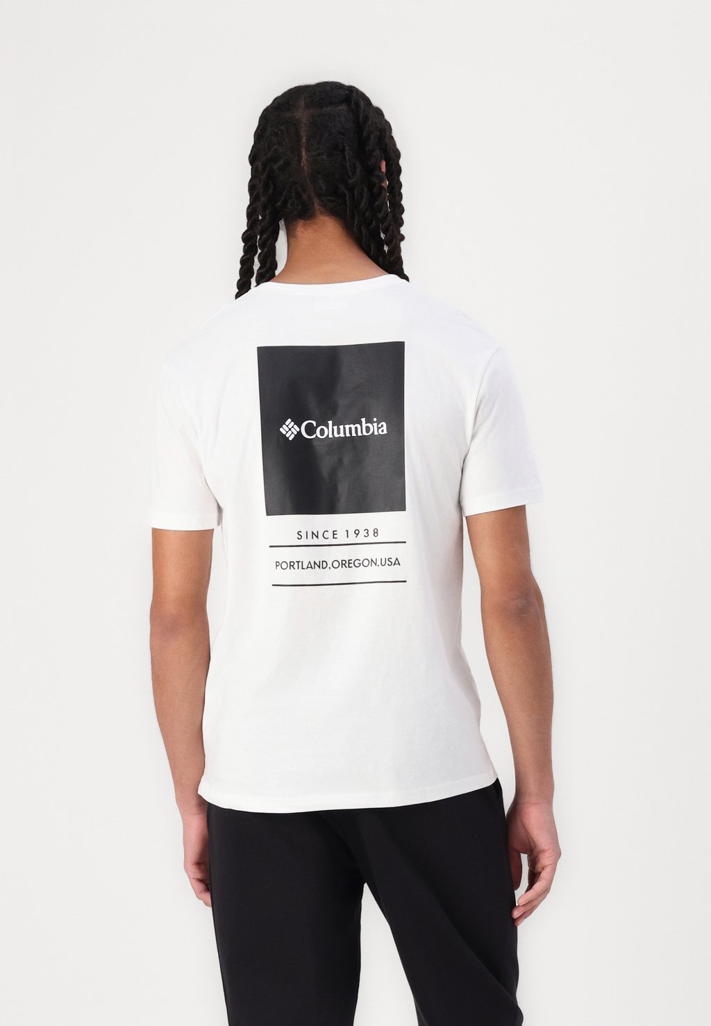 

Футболка с принтом BARTON SPRINGS GRAPHIC TEE Columbia, белый