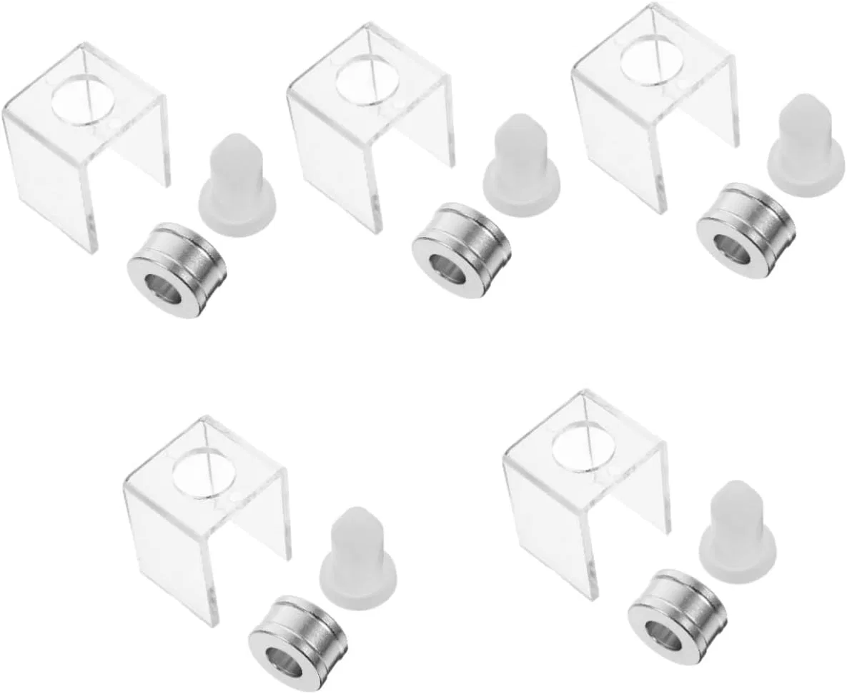 Набор для изготовления помады Silicone Lipstick Mold Beaupretty 5 предметов прозрачный 4.3x3.5x5.9 дюйма