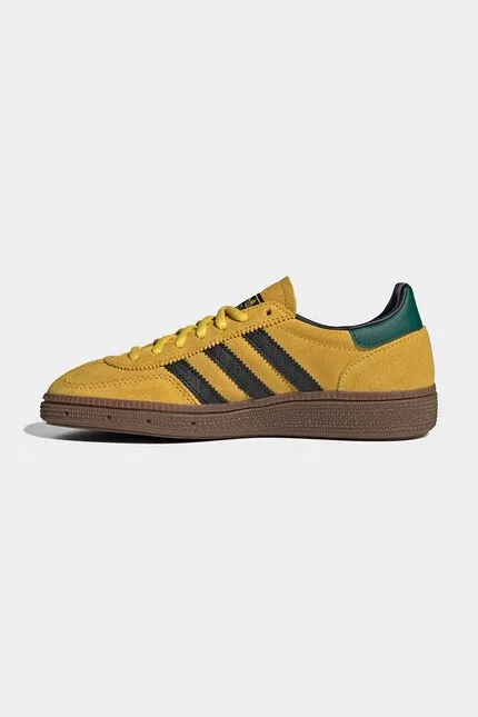 Кроссовки замшевые Handball Spezial Adidas Originals, желтый — фото 4