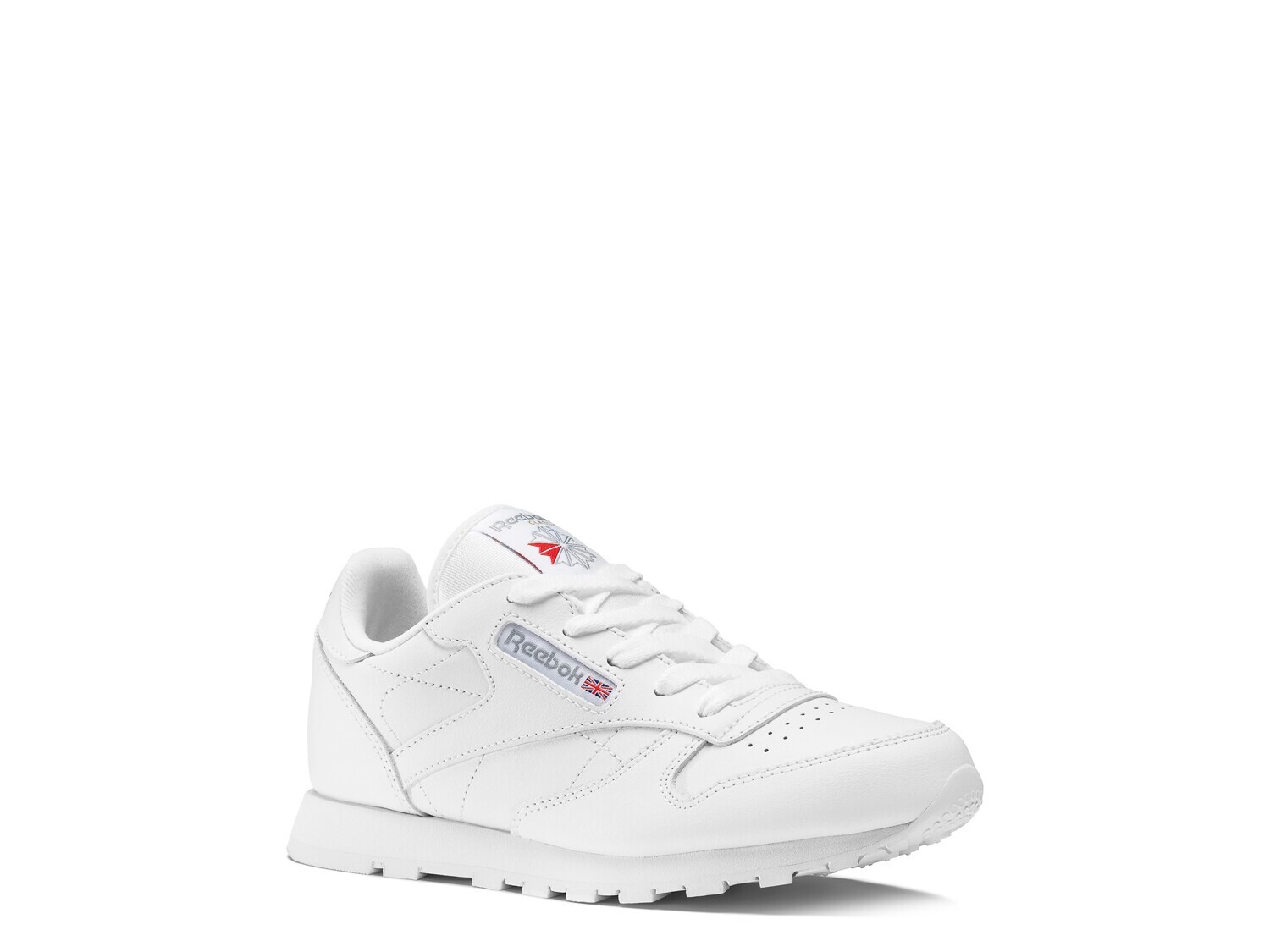 

Кроссовки Reebok Classic Leather Kids, белый/красный