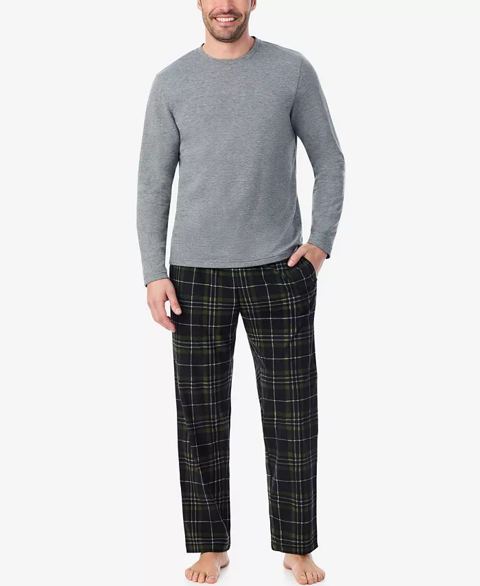 

Мужской уютный пижамный комплект с длинным рукавом Lodge Cuddl Duds, серый