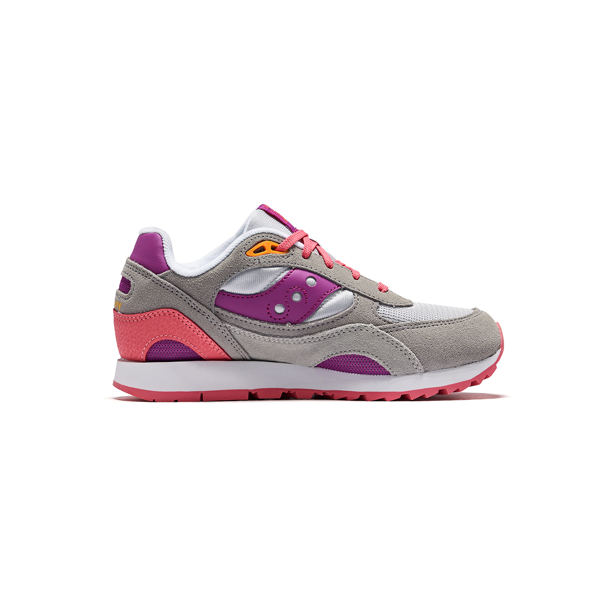 Повседневные туфли детские Saucony, серый/розовый — фото 4