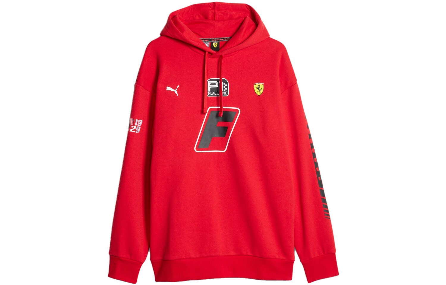 

Мужская толстовка Scuderia Ferrari, красная Puma, красный