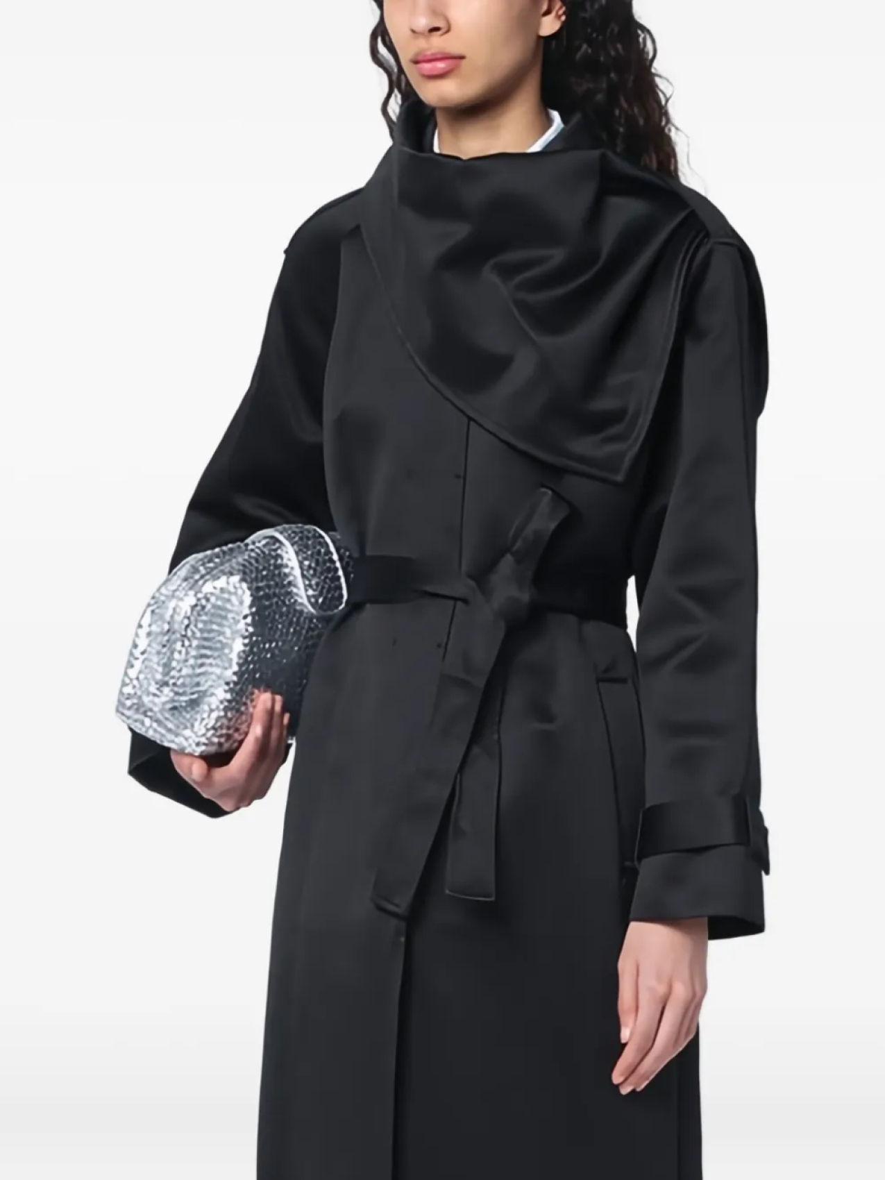 

Асимметричный тренчкот The Garment, черный