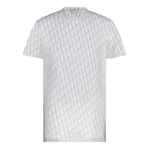 

Футболка men's knit printing short sleeve white Dior, белый