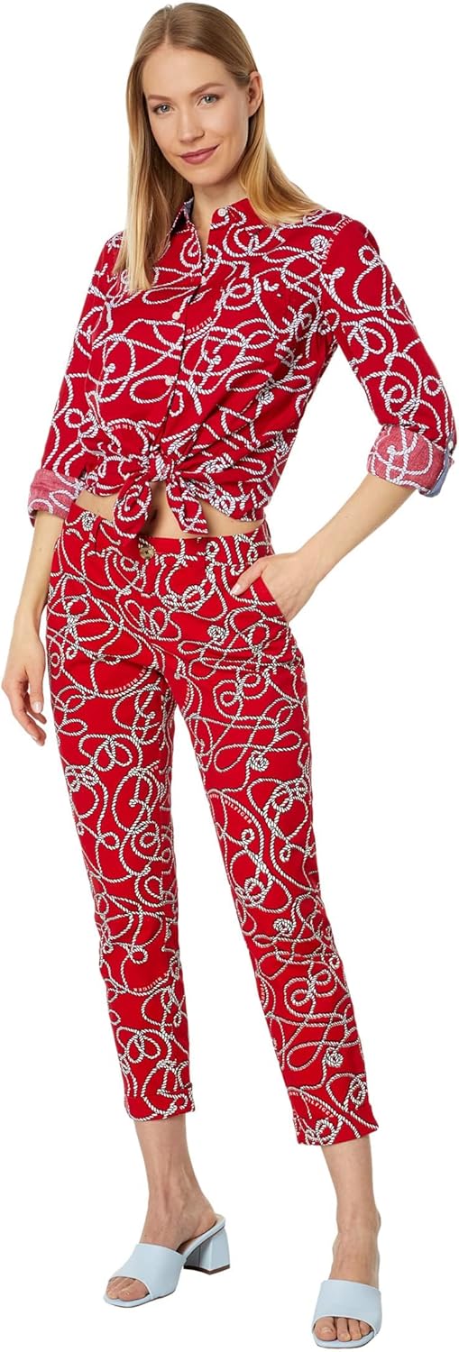 

Мужская рубашка Tommy Hilfiger Roll Tab Rope, Knotty Ropes/Scarlet Multi