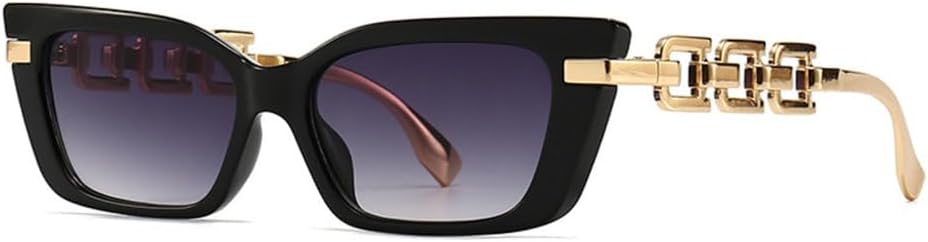 

Модные солнцезащитные очки 2027 года для женщин и мужчин. Современные женские солнцезащитные очки в винтажном стиле. Трендовые очки с защитой от УФ-излучения UV400 MTZJH, Black Gray