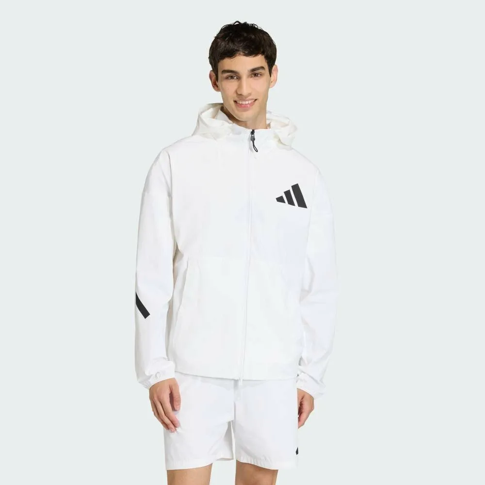 Спортивная куртка ADIDAS ZNE из плетеного материала Adidas, white