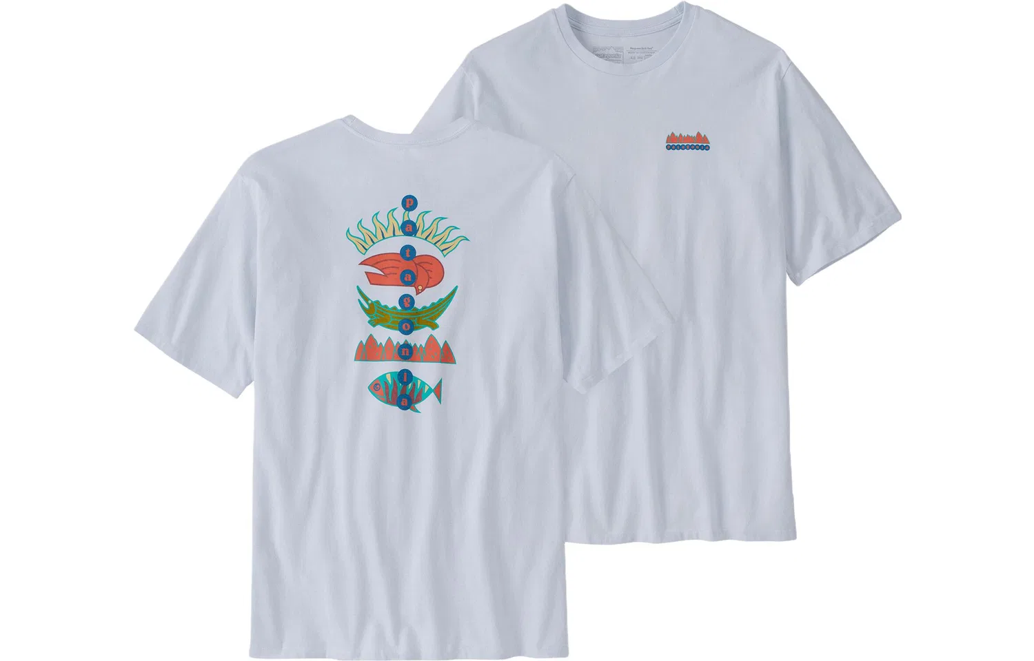 Футболка Patagonia Responsibili Tee бирюзовая — фото 3