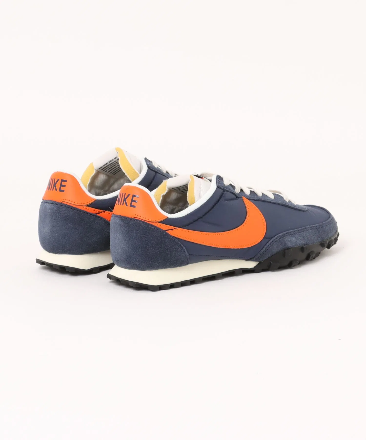 Мужские кроссовки NIKE WAFFLE RACER кожаные тёмно-синие — фото 2