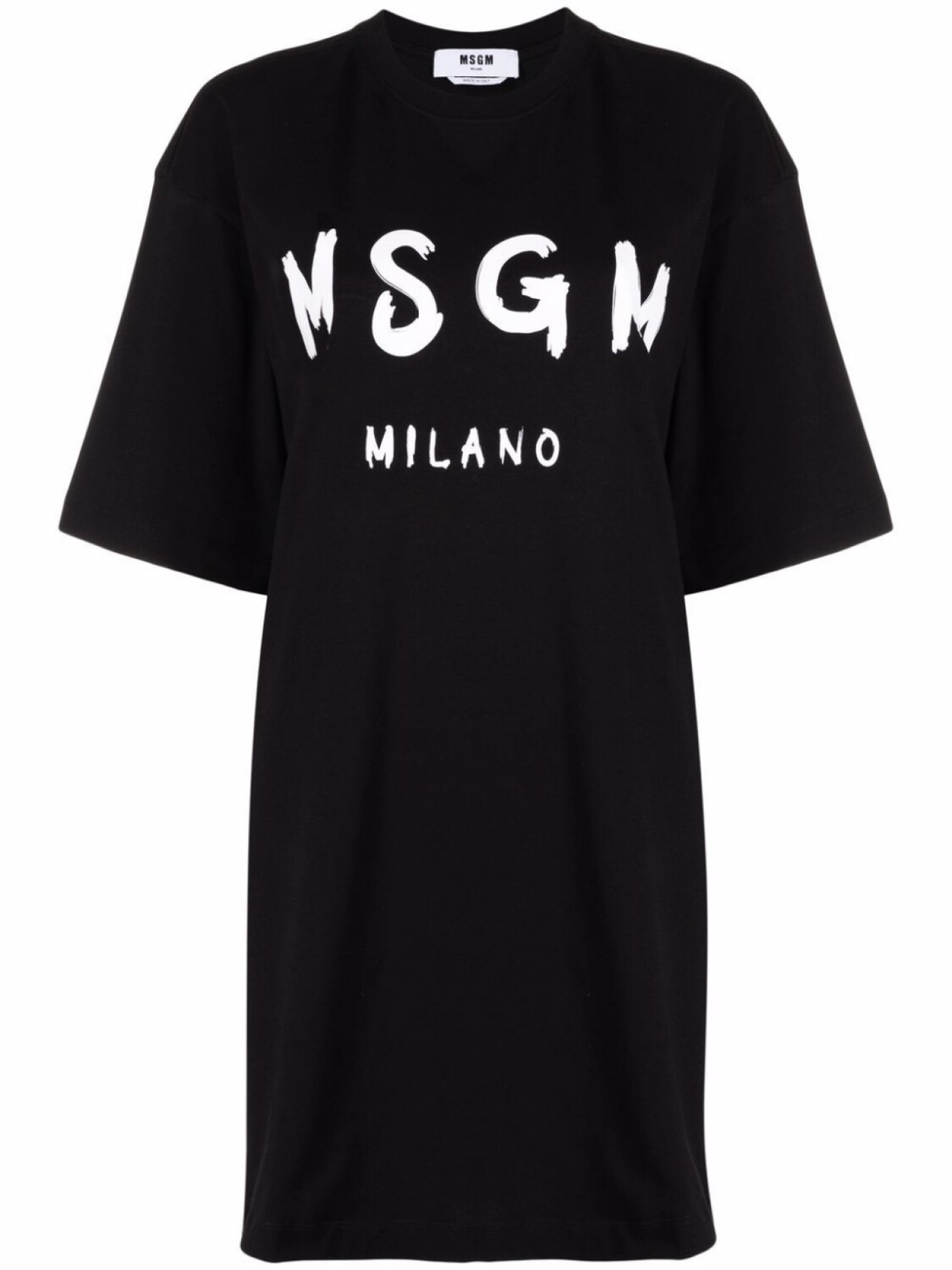 

MSGM платье-футболка с логотипом, черный