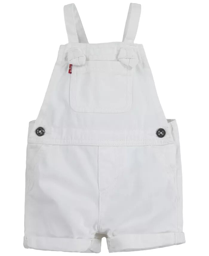 

Детские шорты с узлом на лямках Levi's, белый