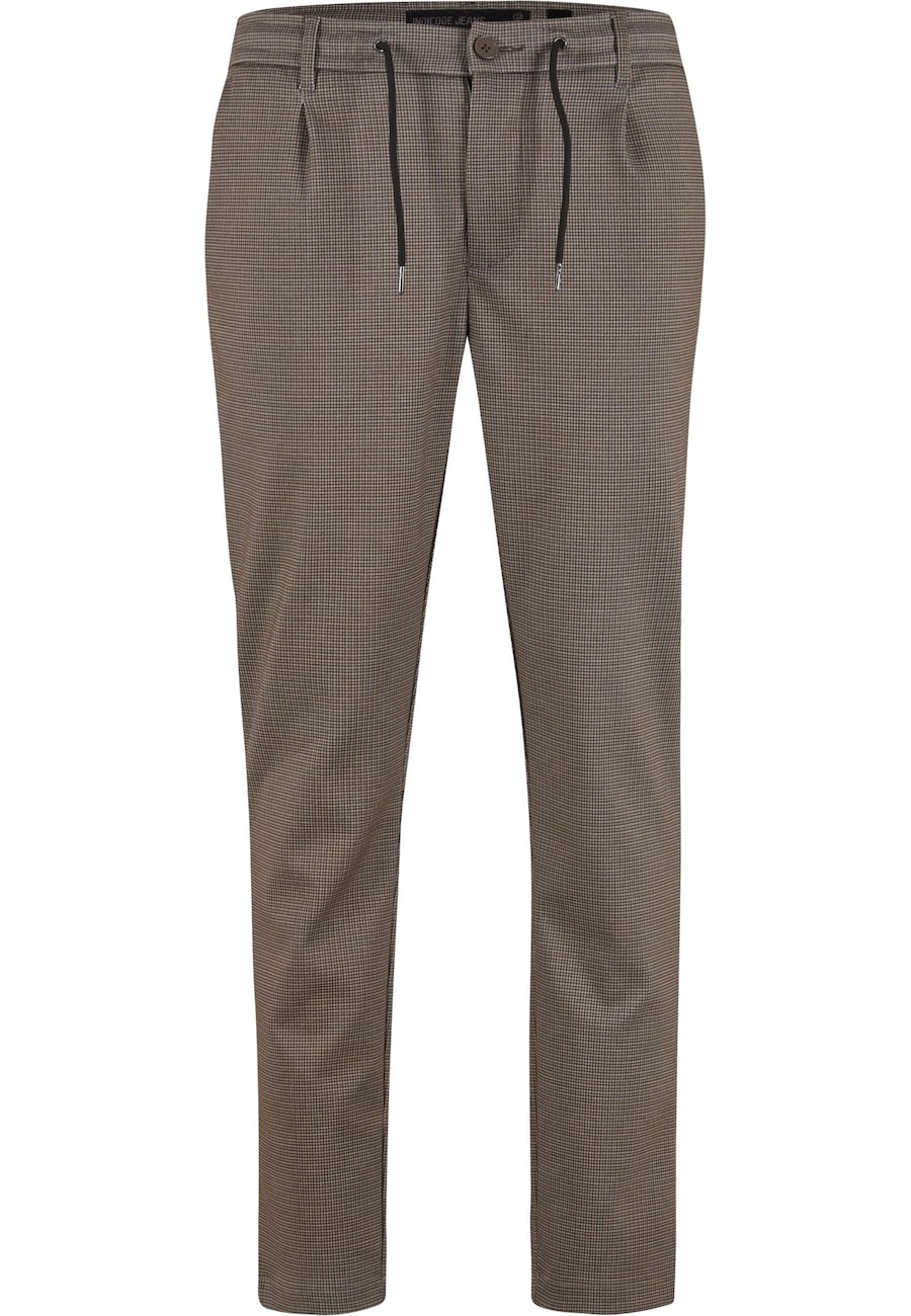 

Узкие брюки со складками спереди INDICODE JEANS Zeddi, коричневый