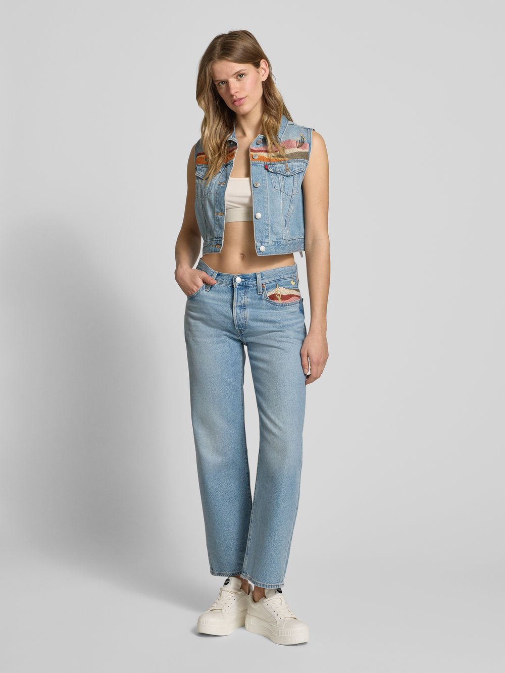 

Зауженные джинсы с 5 карманами, модель «501» Levi's