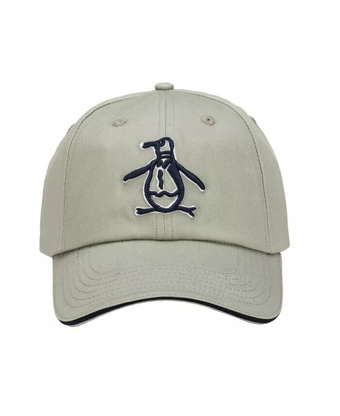 

Мужская низкопрофильная бейсболка для гольфа из хлопкового твила Penguin, серый