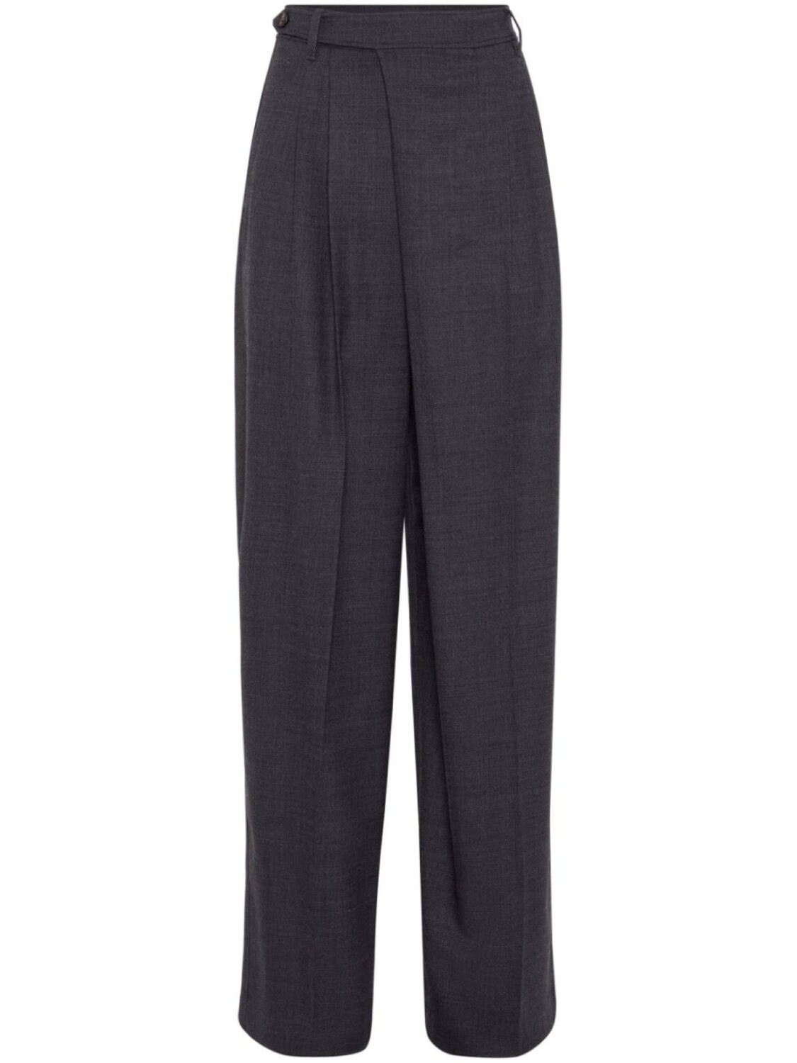 

Brunello Cucinelli меланжевые брюки строгого кроя, серый