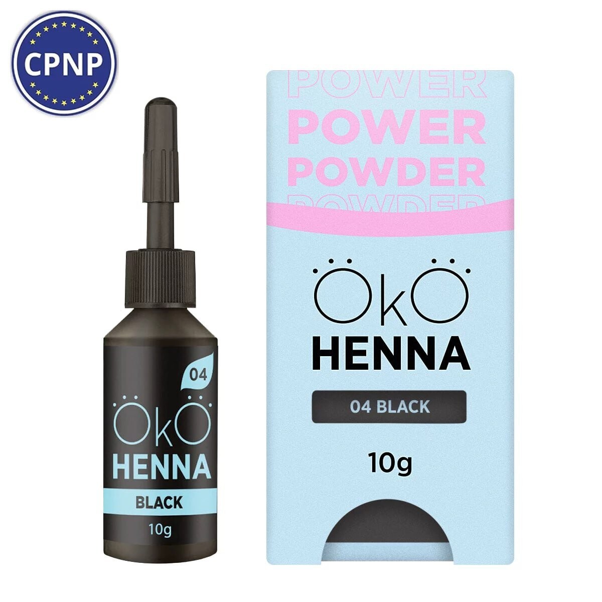 

Хна для бровей OKO Power Powder № 04 10 г, черная