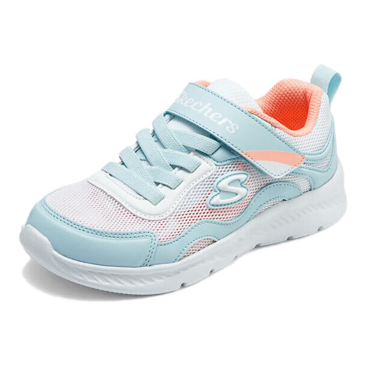 Skechers Kids Дышащие низкие детские повседневные кроссовки light blue white kids' — фото 4