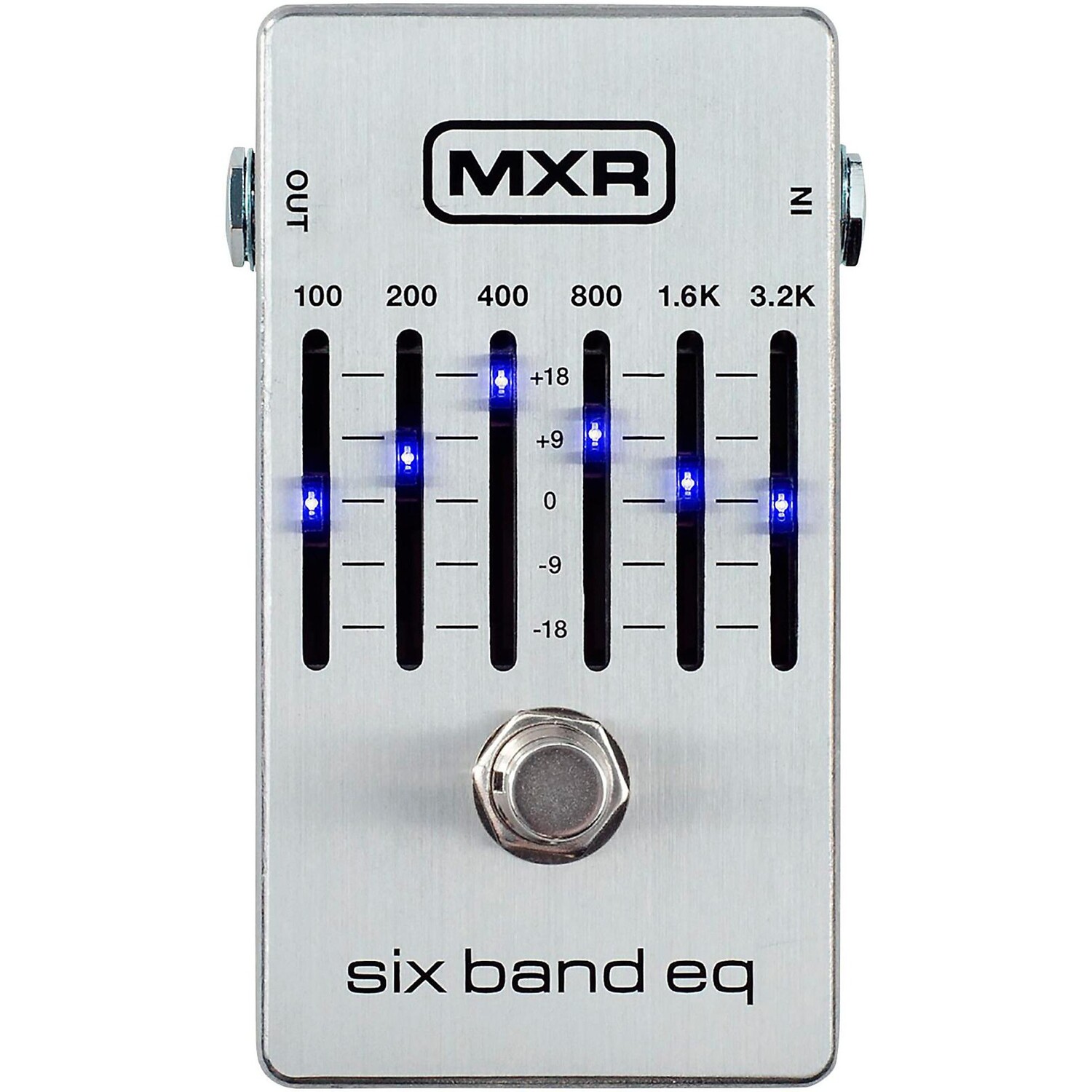 

Шестиполосная педаль эквалайзера MXR