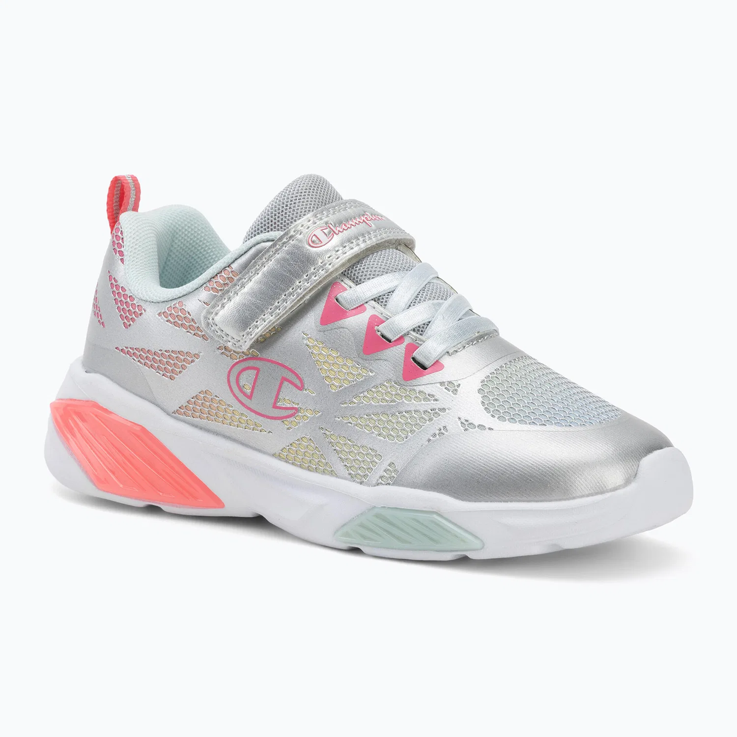 Детские кроссовки с низким верхом Champion Wave Tri G PS Low Cut Champion, Цвет Silber