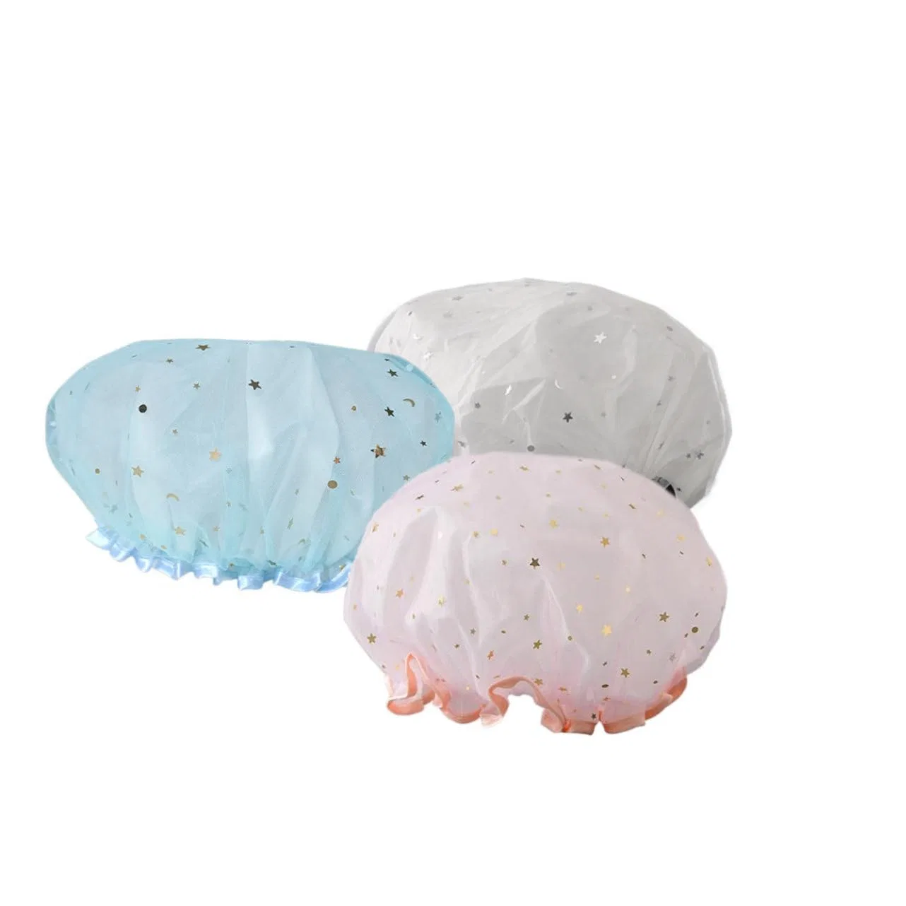 Шапочка для душа 9шт, FRCOLOR, 24x24x10см, Hellrosa